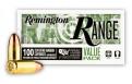 Remington Range Full Metal Jacket 9mm Ammo 115gr  100 Round Box