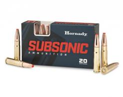 Main product image for Hornady Subsonic 45-70 Gov 410 gr Sub-X 20rd box