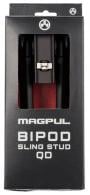Magpul QD Sling Stud Bipod Black Stainless Steel - MAG1075-BLK
