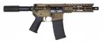 Diamondback DB15PCML7MB DB15 AR Pistol Carbine Length 5.56x45mm NATO 7" 30+1 Midnight Bronze Buffer Tube Stock - DB15PCML7MB