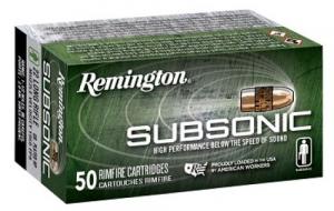 Remington Subsonic .22 LR 40gr Plated HP 50 Bx/ 100 Cs - S22HPA Remington Subsonic .22 LR 40gr Plated HP 50 Bx/ 100 Cs - S22HPA
