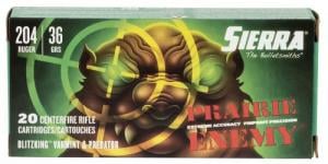 Sierra GameChanger 204 Ruger 36 gr Sierra BlitzKing 20 Bx/ 10 Cs - A103611 Sierra GameChanger 204 Ruger 36 gr Sierra BlitzKing 20 Bx/ 10 Cs - A103611