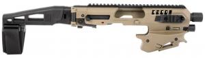 Command Arms MCK Standard Conversion Kit Fits Glock 17/19/19X/22/23/31/32/45 Gen3-5 OD Green Synthetic Stock - MCKG