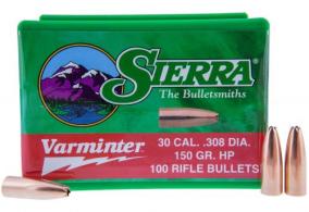 Sierra 2136 Varminter 308 Win 150 gr Hollow Point (HP) 100 Per Box - 2136