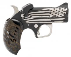 Bond Arms Old Glory 410/45 Long Colt/410 Gauge, 3.5" Barrel, Laser Engraved American Flag, 2 Rounds - BAOGBLK Bond Arms Old Glory 410/45 Long Colt/410 Gauge, 3.5" Barrel, Laser Engraved American Flag, 2 Rounds - BAOGBLK