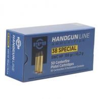 Main product image for PRVI PPU  38 Special 158gr Semi Wadcutter Hollow Point 50rd box