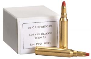 PPU PPB556A1 Blank Ammo 5.56x45mmNATO 20 Per Box/100 Case - 940