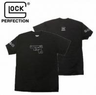 Glock G43 TSHIRT S BLK - AA46100