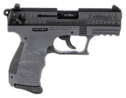 Walther Arms P22 Tungsten Gray/Black 22 Long Rifle Pistol CA Compliant - 5120365 Walther Arms P22 Tungsten Gray/Black 22 Long Rifle Pistol CA Compliant - 5120365