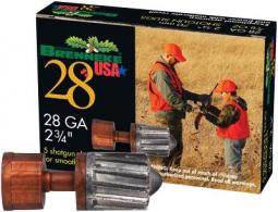 Brenneke Brenneke 28 28 Gauge 2.75" 5/8 oz Slug 5 Bx/ 50 Cs - SL282BR Brenneke Brenneke 28 28 Gauge 2.75" 5/8 oz Slug 5 Bx/ 50 Cs - SL282BR