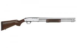 MOSSBERG 590 SECURITY 12GA 3" 9RD 20" CHROME WALNUT - 52149