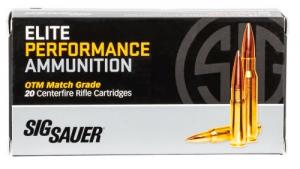 Main product image for Sig Sauer Elite Match Grade 6mm Creedmoor 107 gr Open Tip Match (OTM) 20 Bx/ 10 Cs