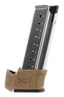 Springfield Armory XD-S 9mm Luger Mod.2 9rd Silver w/Flat Dark Earth Base Stainless Steel Extended