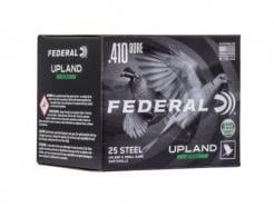 Federal Upland Steel 410 Gauge 3" 3/8 oz 7.5 Shot 25 Bx/ 10 Cs - USH41075 Federal Upland Steel 410 Gauge 3" 3/8 oz 7.5 Shot 25 Bx/ 10 Cs - USH41075