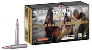 Federal Trophy Copper 280 Ackley Improved 140 gr Trophy Copper (TC) 20 Bx/ 10 Cs - P280A1TC1 Federal Trophy Copper 280 Ackley Improved 140 gr Trophy Copper (TC) 20 Bx/ 10 Cs - P280A1TC1
