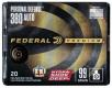 Main product image for Federal Premium Personal Defense 380 ACP 99 gr Hydra-Shok Deep Hollow Point 20 Bx/ 10 Cs