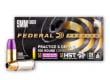 Main product image for Federal Practice & Defend 9mm Luger 124 gr HST/Synthetic 100 Bx/ 5 Cs