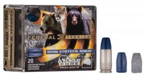 Main product image for Federal Premium 9mm Luger 147 gr Solid Core Synthetic Flat Nose 20 Bx/ 10 Cs