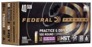 Federal Practice & Defend 40 S&W 180 gr HST/Synthetic 100 Bx/ 5 Cs - P40HST1TM100 Federal Practice & Defend 40 S&W 180 gr HST/Synthetic 100 Bx/ 5 Cs - P40HST1TM100