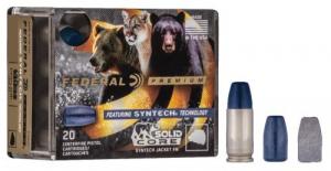 Federal Premium 44 Rem Mag 300 gr Solid Core Synthetic Flat Nose 20 Bx/ 10 Cs - P44SHC1 Federal Premium 44 Rem Mag 300 gr Solid Core Synthetic Flat Nose 20 Bx/ 10 Cs - P44SHC1