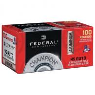 Federal CAL45230100 Champion Training .45 ACP 230 gr Full Metal Jacket (FMJ)0 Bx/ Cs - 10 Federal CAL45230100 Champion Training .45 ACP 230 gr Full Metal Jacket (FMJ)0 Bx/ Cs - 10