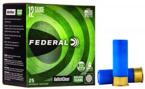 Federal BallistiClean Lead Rifled Slug 12 Gauge Ammo 25 Round Box - BC127RS Federal BallistiClean Lead Rifled Slug 12 Gauge Ammo 25 Round Box - BC127RS