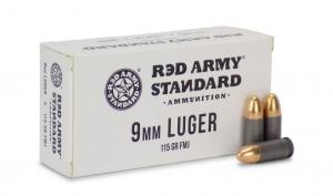 Century Arms Red Army Standard Full Metal Jacket 9mm Ammo 50 Round Box - AM3091 Century Arms Red Army Standard Full Metal Jacket 9mm Ammo 50 Round Box - AM3091