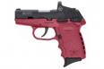 SCCY CPX-1 Red/Black 9mm Pistol with Crimson Trace Red Dot - CPX1CBCRRD