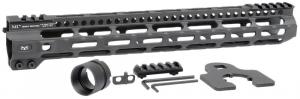 Midwest Industries Combat Lightweight AR-15 Black Hardcoat Anodized Aluminum/Polymer 14" Picatinny/M-LOK - MICRLW14