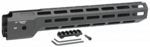 Midwest Industries Combat Ruger PC9 M-Lok Handguard Black Hardcoat Anodized 6061-T6 Aluminum 14" - MICRPC9X