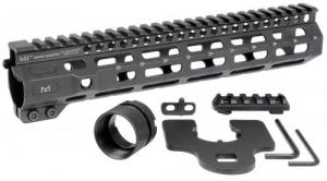 Midwest Industries Combat Black Hardcoat Anodized 6061-T6 Aluminum 10.50" Picatinny/M-LOK - MICRM105