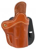 1791 Gunleather PDH-2 Classic Brown Leather OWB For Glock 17/S&W Shield/Sprgfld XD9 Right Hand - ORPDH21CBRR