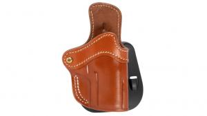 1791 Gunleather PDH-2 Signature Brown Leather OWB Sig P320/Sprgfld XD-M/Walther PPQ Right Hand - ORPDH24SBRR