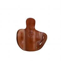 1791 Gunleather BH2.1 Classic Brown Leather OWB For Glock 17/S&W Shield/Sprgfld XD9 Right Hand - ORBH21CBRR 1791 Gunleather BH2.1 Classic Brown Leather OWB For Glock 17/S&W Shield/Sprgfld XD9 Right Hand - ORBH21CBRR
