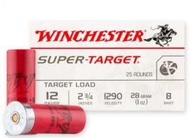 Winchester Ammo TRGT12908 Super Target 12 Gauge 2.75" 1 oz 8 Shot 25 Bx/ 10 Cs - TRGT12908 Winchester Ammo TRGT12908 Super Target 12 Gauge 2.75" 1 oz 8 Shot 25 Bx/ 10 Cs - TRGT12908