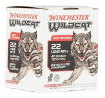 Winchester Ammo Wildcat 22LR 40gr Lead Round Nose 500rd Box - WW22LRB Winchester Ammo Wildcat 22LR 40gr Lead Round Nose 500rd Box - WW22LRB