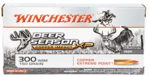 Winchester Ammo Deer Season XP Copper Impact 300 WSM 150 gr Copper Extreme Point 20 Bx/10 Cs - X300SDSLF Winchester Ammo Deer Season XP Copper Impact 300 WSM 150 gr Copper Extreme Point 20 Bx/10 Cs - X300SDSLF