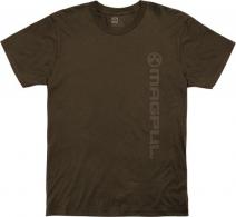 Magpul Vertical Logo Brown Small Short Sleeve - MAG1113-200-S