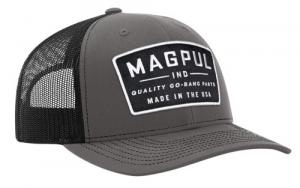 Magpul MAG1102-014 Go Bang Trucker Hat Black/Gray Adjustable Snapback OSFA Structured - 950