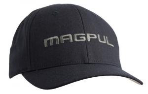 Magpul MAG1103-001 Wordmark Stretch Fit Black Adjustable Snapback L/XL Fitted - 950
