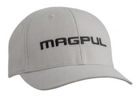 Magpul MAG1103-020 Wordmark Stretch Fit Gray Adjustable Snapback S/M Fitted - 950 Magpul MAG1103-020 Wordmark Stretch Fit Gray Adjustable Snapback S/M Fitted - 950