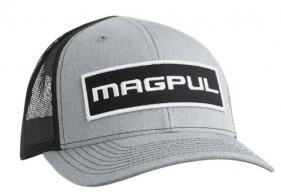 Magpul Wordmark Patch Gray Front w/Black Mesh Back Trucker Hat - MAG1104-032
