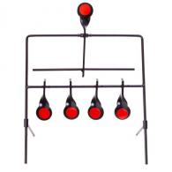Allen Resetting Rimfire/Air Gun Target Black/Red Steel - 15285