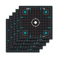 Girls With Guns Splash Self-Adhesive Paper 12" x 12" Grid Black Target w/Turquoise Accents 5 Per Pack - 15280 Girls With Guns Splash Self-Adhesive Paper 12" x 12" Grid Black Target w/Turquoise Accents 5 Per Pack - 15280