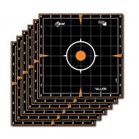 Allen EZ Aim Splash Self-Adhesive Paper 8" x 8" Sight-In Grid Black/Orange 6 Per Pack - 15301 Allen EZ Aim Splash Self-Adhesive Paper 8" x 8" Sight-In Grid Black/Orange 6 Per Pack - 15301