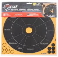 Allen EZ Aim Splash Self-Adhesive Paper 12" x 12" Circle Black/Orange 5 Pack - 15248 Allen EZ Aim Splash Self-Adhesive Paper 12" x 12" Circle Black/Orange 5 Pack - 15248