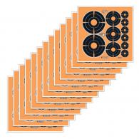Allen EZ Aim Splash Self-Adhesive Paper 1"/2"/3" Bullseye Black/Orange 12 Per Pack - 15254 Allen EZ Aim Splash Self-Adhesive Paper 1"/2"/3" Bullseye Black/Orange 12 Per Pack - 15254