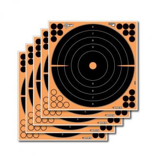 Allen EZ-Aim Splash Bullseye Self-Adhesive Paper Target 12" x 12" 5 Per Pack