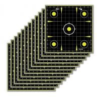 Allen EZ Aim Splash Non-Adhesive Paper 12" x 12" Sight-In Grid Yellow/Black 12 Per Pack