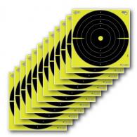 Allen EZ Aim Splash Non-Adhesive Paper 12" x 12" Bullseye Yellow/Black 12 Per Pack